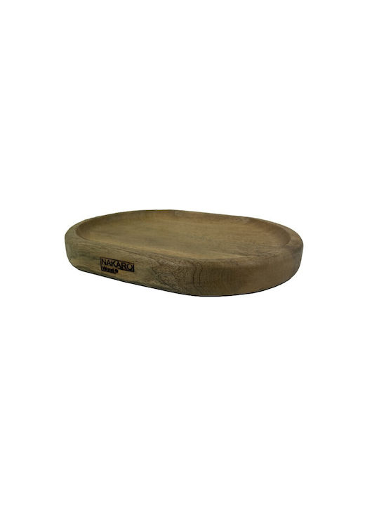 Nakaro Wood Πλατώ Σερβιρίσματος Ξύλινο 32x25x3εκ.