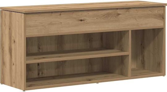Entry Furniture with Shoe Rack Coffee 102x30.5x45cm
