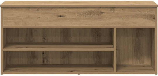 Entry Furniture with Shoe Rack Coffee 102x30.5x45cm