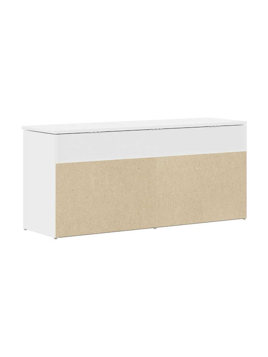 Entry Furniture with Shoe Rack White 102x30.5x45cm