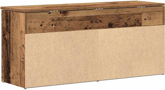Έπιπλο Εισόδου με Παπουτσοθήκη Καφέ 102x30.5x45εκ.