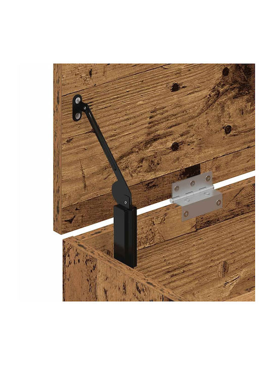 Мебел за антре с Шкаф за Обувки Кафяв 102x30.5x45см