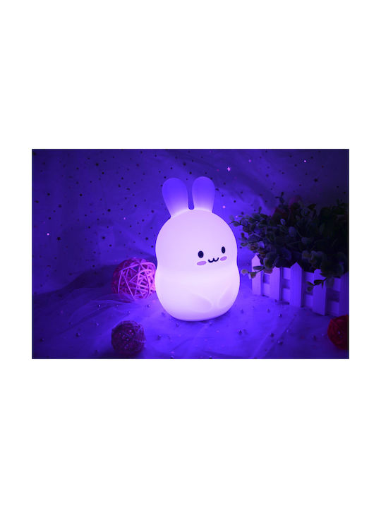 FreeOn Nachtlichter Für Das Kinderzimmer LED Eule Usb Weiß Mit RGB Licht
