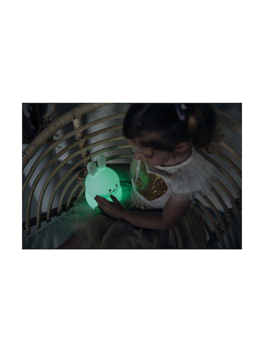 FreeOn Nachtlichter Für Das Kinderzimmer LED Eule Usb Weiß Mit RGB Licht