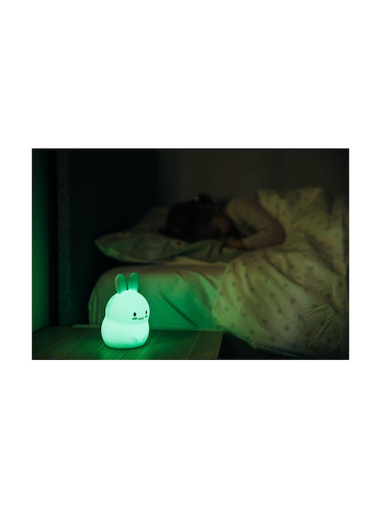FreeOn Нощна Светлина LED Мече USB Бяло с RGB Светлина