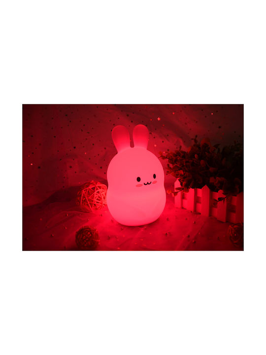 FreeOn Nachtlichter Für Das Kinderzimmer LED Eule Usb Weiß Mit RGB Licht