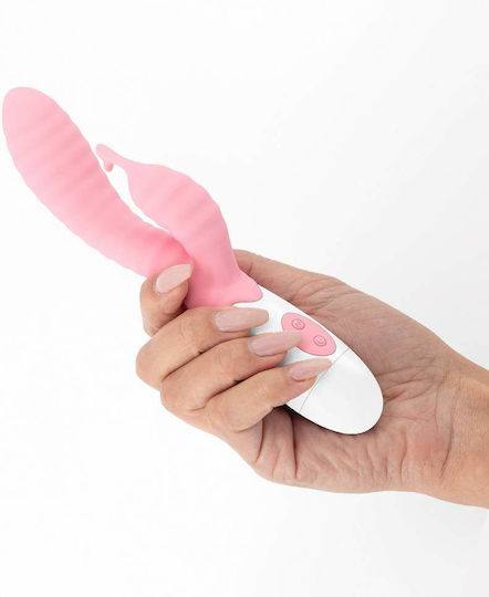 Crushious Δονητής Rabbit 20cm Ροζ