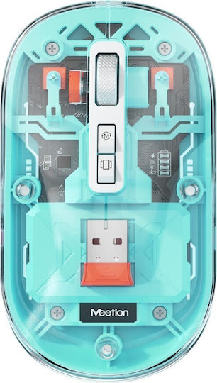 Meetion MT-BTM005 Wireless Bluetooth Mouse Green