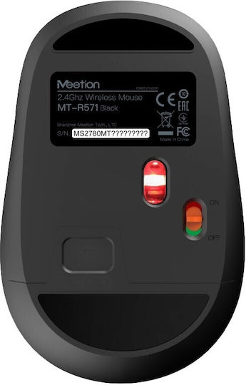 Meetion MT-R571 Kabellos Maus Schwarz