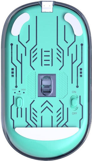 Meetion MT-BTM005 Wireless Bluetooth Mouse Green