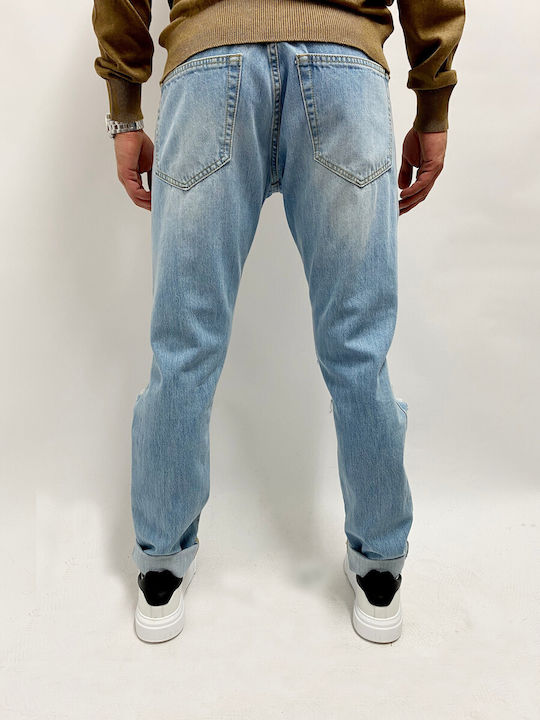 Salt & Pepper Jeans Men's Denim Pants in Straight Line OPEN FLUSH