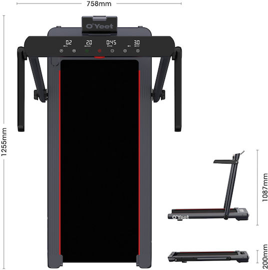 O'Yeet WalkingPad Elektrisches Faltbares Laufband für Benutzer bis 130kg