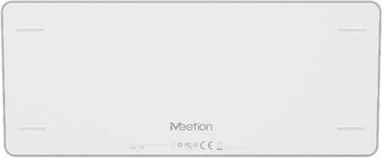 Meetion MT-K210MW Безжично Само клавиатура Английски US Бял