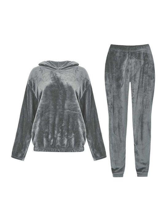 Set de Trening Fleece Gri