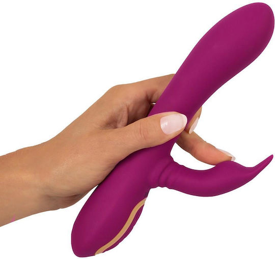 Javida 3 Function Vibrator Δονητής Μασάζ 23cm Μωβ
