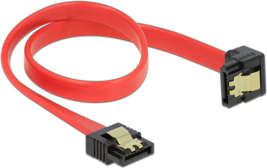 DeLock 7-Pin SATA III to 7-Pin SATA III Cable 30cm Red (83978)