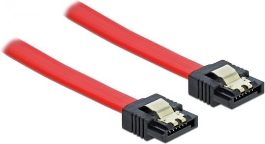 DeLock 7-Pin SATA III to 7-Pin SATA III Cable 30cm Red (82676)