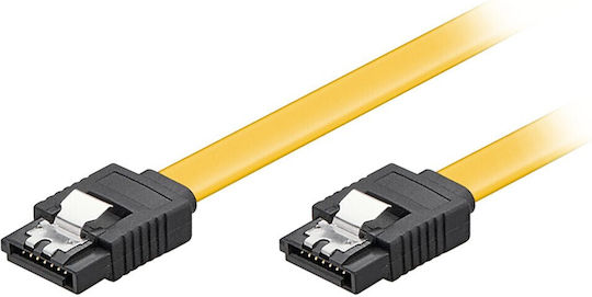 Powertech 7-Pin SATA III - 7-Pin SATA III Cable 40cm Κίτρινο