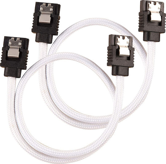 Corsair 7-Pin SATA III to 7-Pin SATA III Cable 30cm White (CC-8900249)