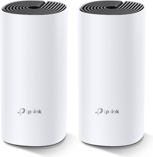TP-LINK Deco M4 v3 WiFi Mesh Network Access Point Wi‑Fi 5 Dual Band (2.4 & 5GHz) in Triple KIt