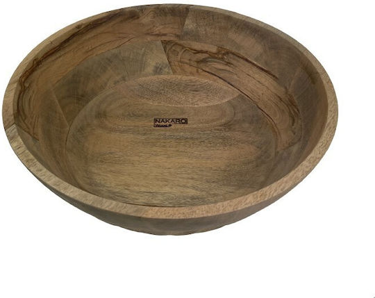 Nakaro Wood ΚΑ-9003 Hölzernes Salatschüssel