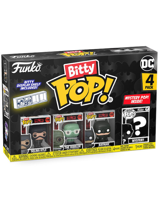 Funko Bitty Pop! DC Primal Age: Batman, Selina Kyle, The Riddler & Mystery