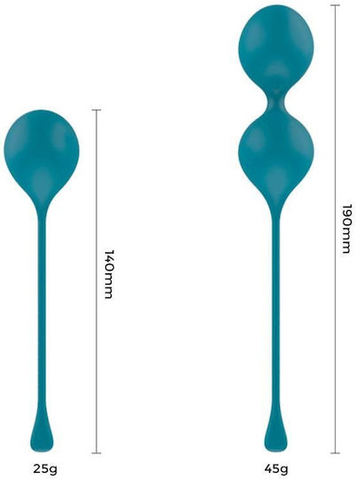 Set Of 2 Vaginalbälle Türkis