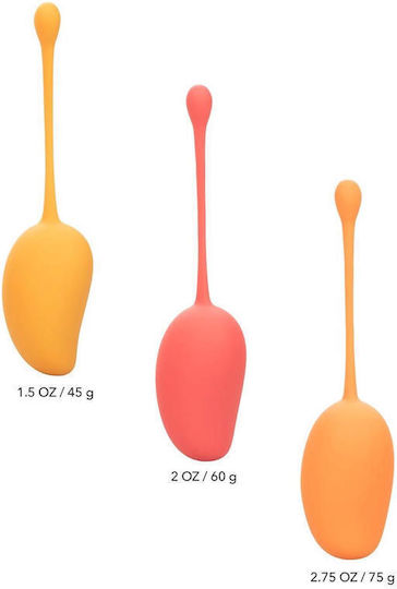 Calexotics Kegel Training Set Κολπικές Μπάλες Πορτοκαλί