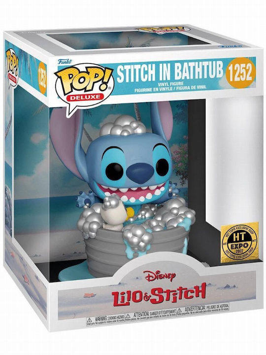 Funko Поп! Deluxe: Stitch in Bathtub Клатеща се глава Специално издание
