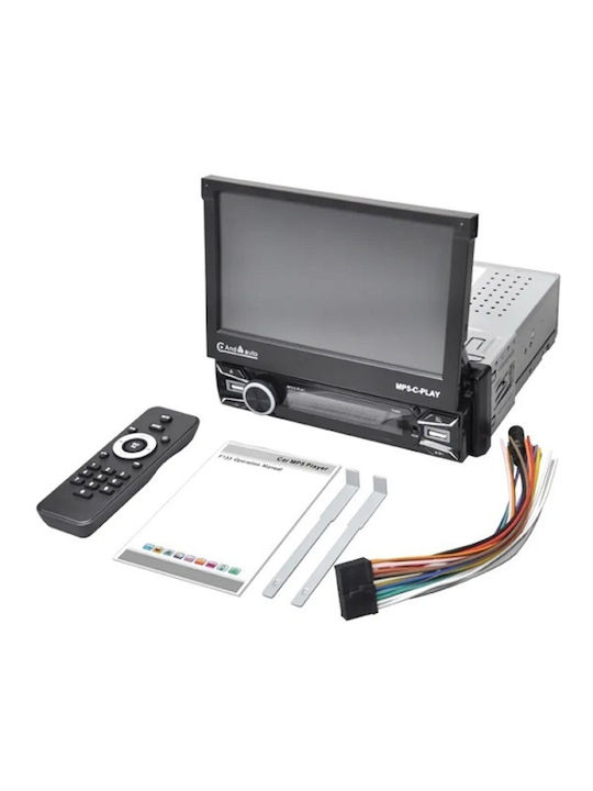 Car Radio 1 DIN Bluetooth USB CD
