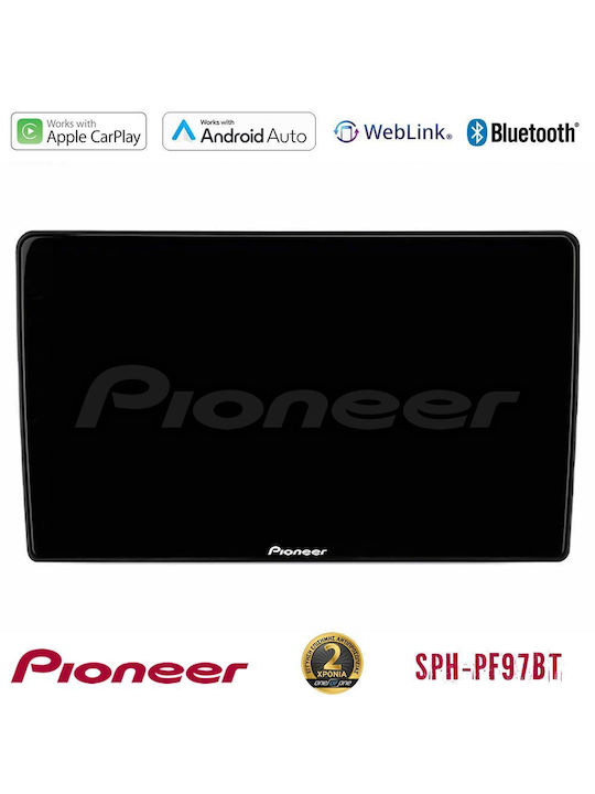 Pioneer Car-Audiosystem für Volkswagen Scirocco 2008-2014 (Bluetooth/USB/WiFi/GPS/Apple-Carplay/Android-Auto) mit Touchscreen 9"