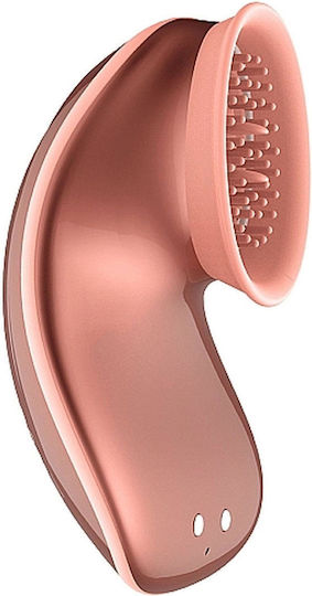 Shots Twitch Hands Free Suction & Vibration Toy Rose Gold