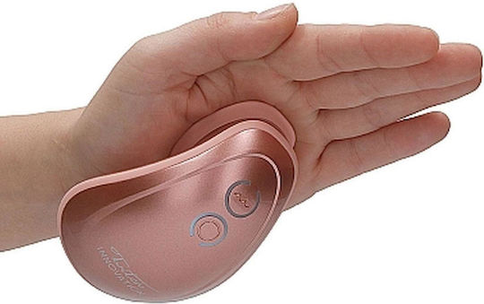 Shots Twitch Hands Free Suction & Vibration Toy Rose Gold