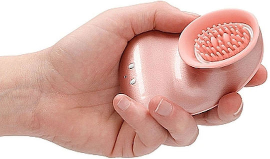 Shots Twitch Hands Free Suction & Vibration Toy Rose Gold
