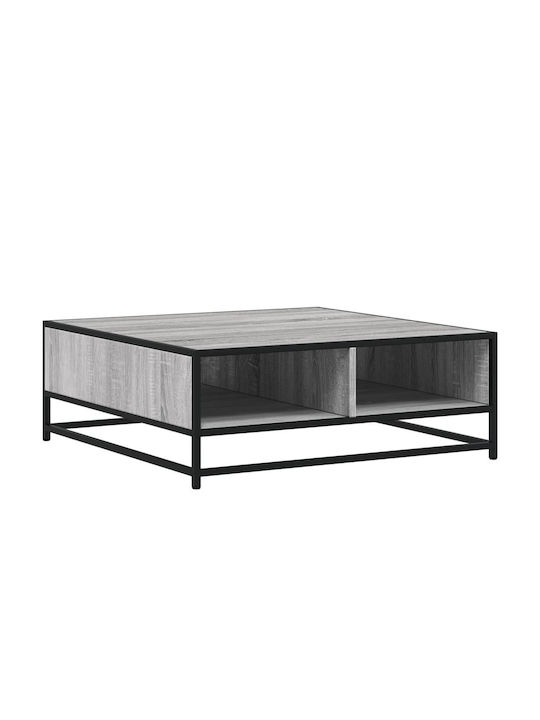 Square Coffee Table Wooden Grey L80xW80xH30cm.