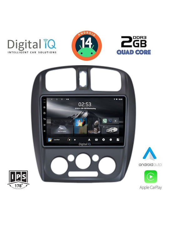 Digital IQ Sistem Audio Auto pentru Mazda 323 1998-2004 (Bluetooth/USB/AUX/WiFi/GPS/Apple-Carplay/Android-Auto) cu Ecran Tactil 9"