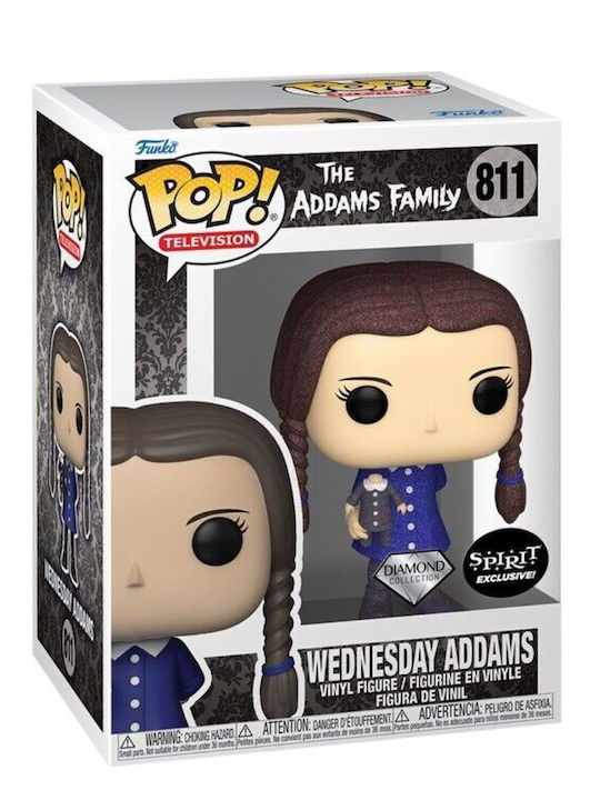 Funko Pop Television Addams Family Wednesday Addams Diamond Glitter Special Edition #811 Vinyl Figure Funko Pop Television Addams Family Wednesday Addams Diamond Glitter Special Edition #811 Vinyl Figure