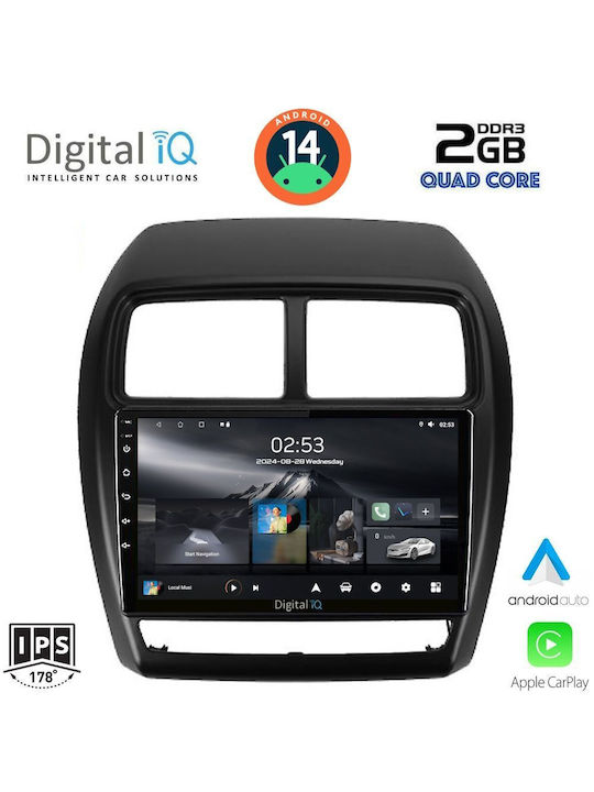 Digital IQ Car Audio System for Mitsubishi Asx 2020 (Bluetooth/USB/WiFi/GPS/Apple-Carplay/Android-Auto) with Touch Screen 9"