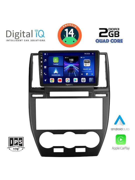 Digital IQ Автомобилна Аудио Система (Блутут/USB/AUX/WiFi/GPS/Apple-Carplay/Android-Auto) с Тъчскрийн 9"