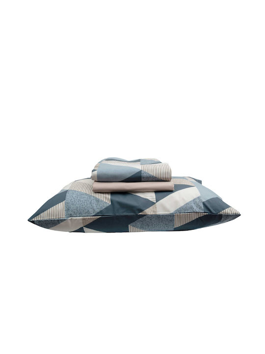 Epavlis Homeware Bettdecken-Set Einzelbett 160x240cm 0601 Mehrfarbig 2Stück
