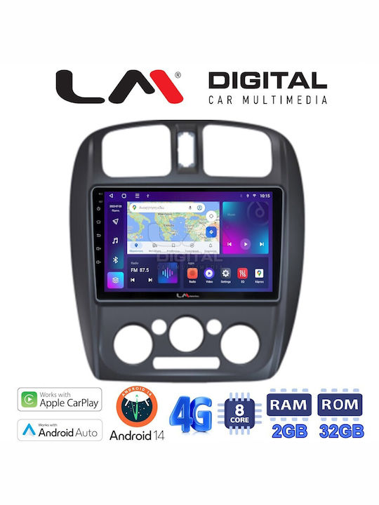 LM Digital Автомобилна Аудио Система (Блутут/USB/WiFi/GPS/Apple-Carplay/Android-Auto) с Екран 9"