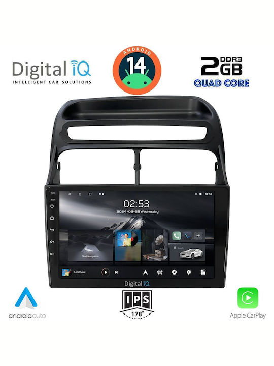Digital IQ Sistem Audio Auto pentru Fiat Linia 2007-2011 (Bluetooth/USB/WiFi/GPS/Apple-Carplay/Android-Auto) cu Ecran Tactil 9"