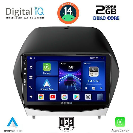 Digital IQ Ηχοσύστημα Αυτοκινήτου για Hyundai iX35 2010-2015 (Bluetooth/USB/AUX/WiFi/GPS/Apple-Carplay/Android-Auto) με Οθόνη Αφής 10"