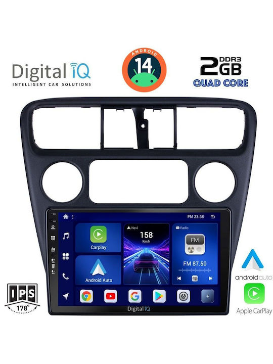 Digital IQ Car Audio System for Honda Accord 1998-2004 (Bluetooth/USB/AUX/WiFi/GPS/Apple-Carplay/Android-Auto) with Touch Screen 9"