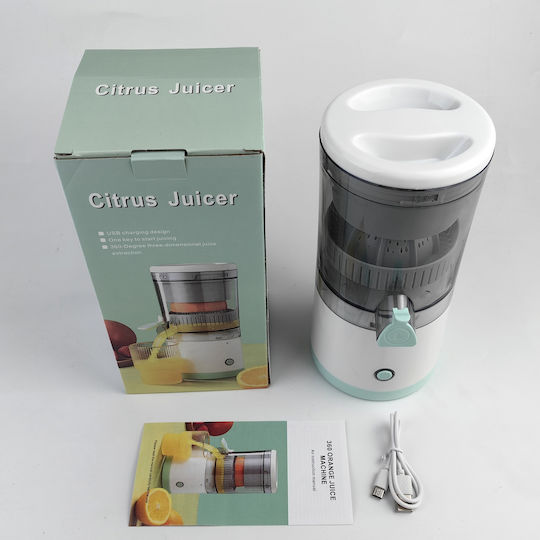 Portable Citrus Juicer Arvada Squeezepro Yw-yzj 80w 18,000 Rpm Portable 2400 Mah Battery 7.4v Capacity 500ml White
