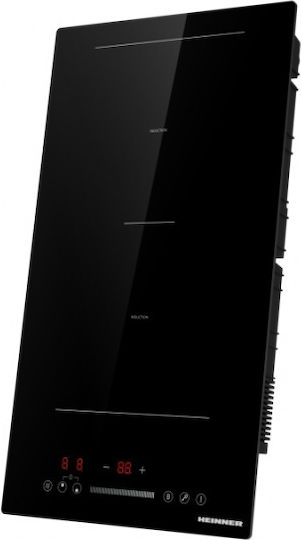 Heinner Domino Plită cu Inducție Autonom cu Funcție de Blocare 28.8x52εκ.