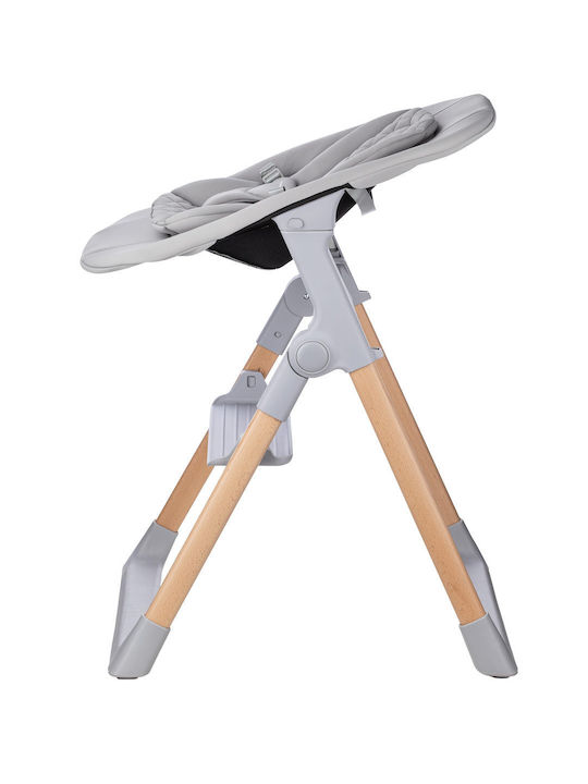 FreeOn Flexi Grow Foldable 2 in 1 Gray Baby Highchair