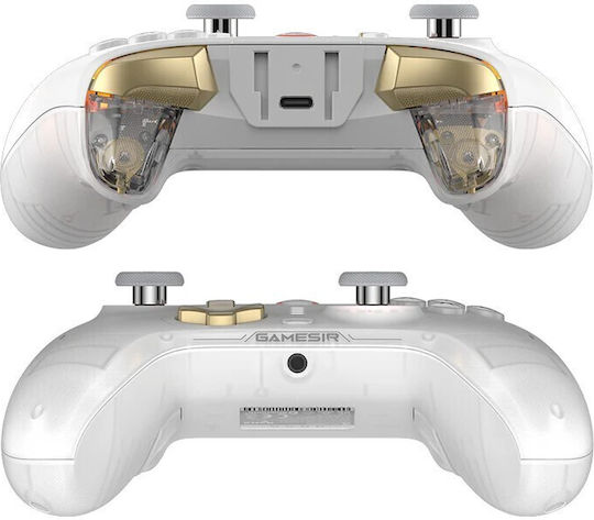 Gamesir Cyclone 2 Charging St. Edition Ασύρματο Gamepad για Android / PC / Switch / iOS Phantom White