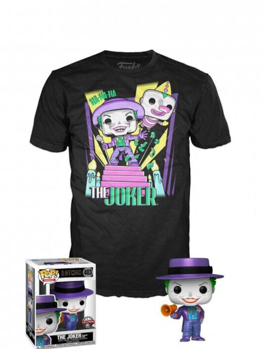 Funko Pop! Tees Heroes: Batman The Animated Series - Joker With Speaker (M) 403 Special Edition