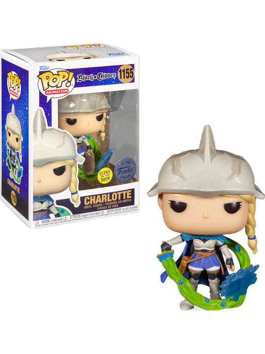 Funko Pop! Animație: Trifoiul negru - Clover 1155 Strălucește în întuneric Ediție Specială